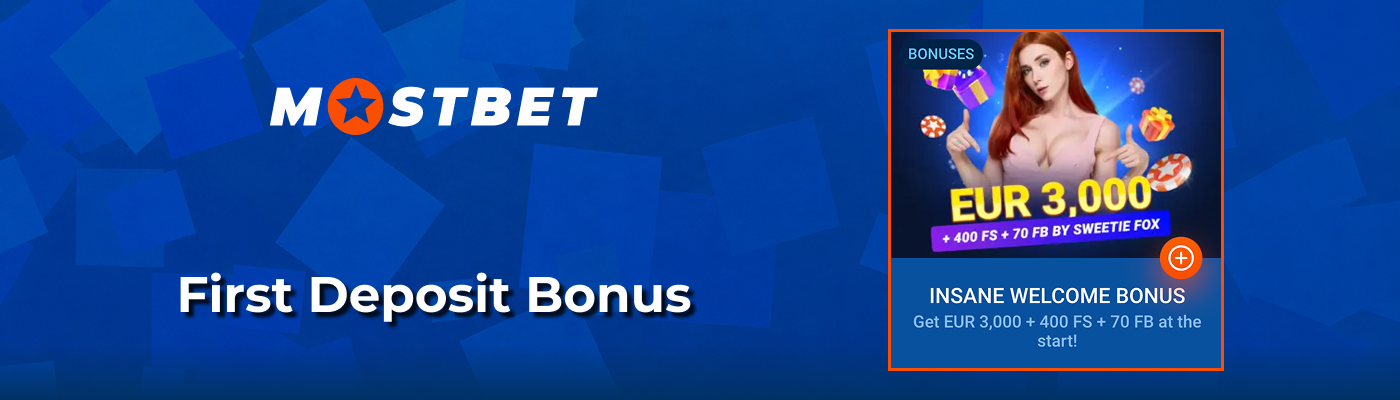 First deposit welcome bonus terms Mostbet India