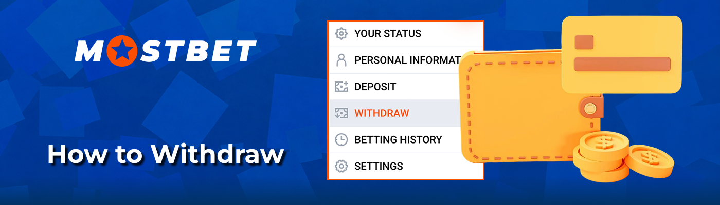 Initiating a funds withdrawal request Mostbet India