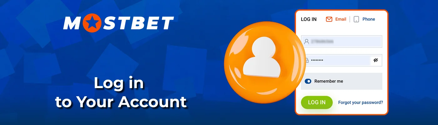 Secure profile dashboard login panel of Mostbet India
