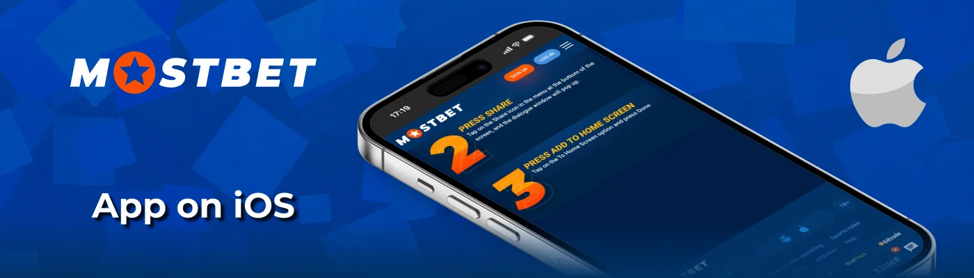 Downloading the Mostbet India mobile app for iOS