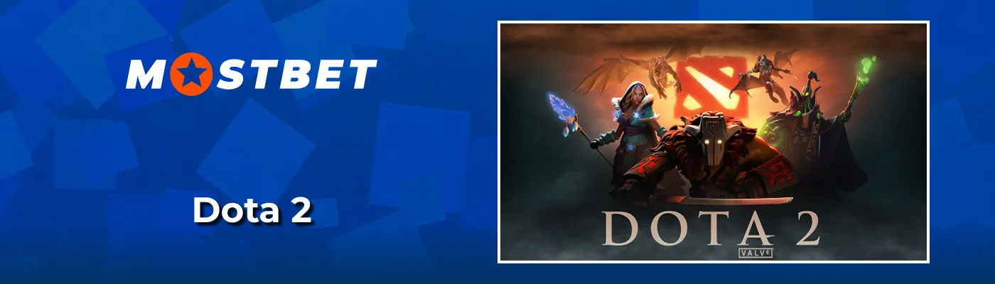 Dota 2 match betting lines available at Mostbet India