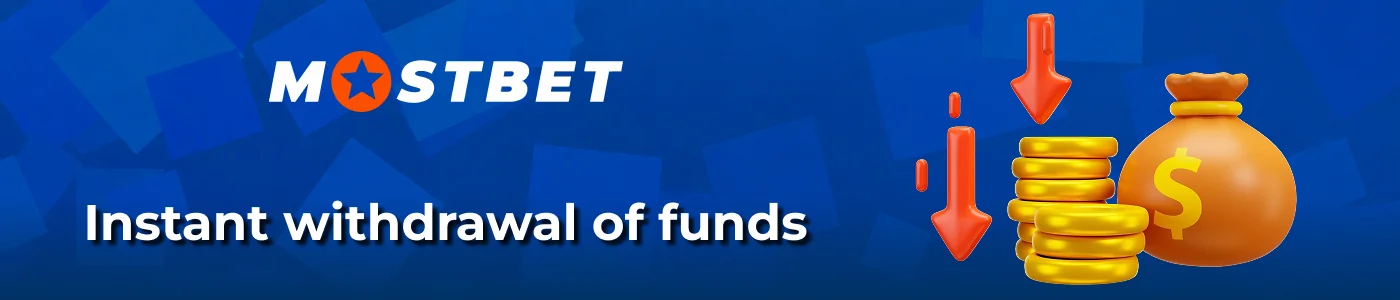 Fast funds withdrawal processing at Mostbet India